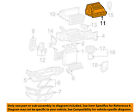 22695348 Gm 3.5l-v6 04-08 Duct Heater-air Oem Chevrolet Evaporator Inlet Malibu