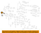 22762719 Oem Chevrolet 10-14 Camaro-blower Motor Gm
