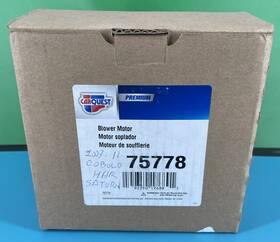 75778 Carquest 192350176891 New Hvac Blower Motor Part Number Chevy Cobalt Hhr Applications
