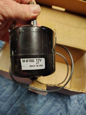 2078 Danchuck New 1957 Chevrolet Deluxe Heater Blower Motor By Made In Usa
