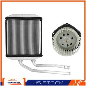 Gdc84831601 Gdcar Replacement Hvac Blower Motor And Heater Core Kit For 88-91 Chevrolet K2500 K3500