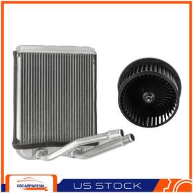 Gdcar Gdc84832101 Hvac Blower Motor And Heater Core Kit For 07-13 Chevrolet Silverado 2500 Hd Front
