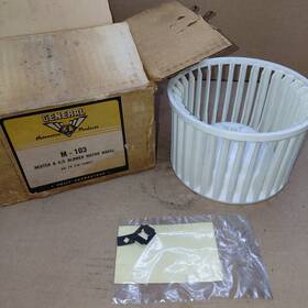 M-103 General 64-76 Chevy Blower Motor Fan Wheel Nos