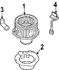 89018747 Gmcchevroletbuick Motor Genuine Blower Oem