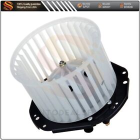 Aut12225801s Heater A C Blower Motor With Fan Cage Fits 1991-98 Chevrolet K1500 Abs Plastic