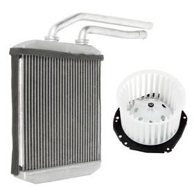 12671814 Luxfineparts Hvac Blower Motor And Heater Core Kit For Chevrolet C2500 Suburban 1995-1996