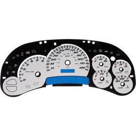 Rb100103ba1 Rareelectrical New Gauge Face Fits Chevrolet Silverado 1500 Lt 8 Cyl 4.8l By Rb100103b