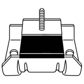 Wsem2811c3 Rareelectrical New Transmission Mount Fits Chevrolet Avalanche Lt 8 Cyl 5.3l By Wsem2811