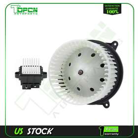 Ta837000yp Topcnautop Blower Motor And Resistor Front Fit For 2007 Chevrolet Silverado 1500