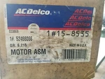 New Hvac Delco Blower Motor (52466066). Fixed Price $49.99.