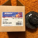 New Nos Acdelco Blower Motor Assembly #15-8546 #52466086 For Chevrolet/gmc. Fixed Price $118.99.
