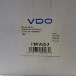 Hvac Blower Motor Front With Wheel 12V Vdo PM9293.. Fixed Price $39.09.