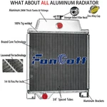 3-ROW Aluminum Radiator For John Deere JD300 JD301 920 820 1020 1120 AT20797. Fixed Price $239.00.