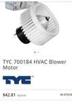 Blower Heater Motor With Fan Cage For Chevy Malibu Pontiac G6 Saturn Aura 700184. Fixed Price $19.00.