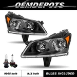 For 2009-2012 Chevy Traverse Ls Lt Black Headlights Headlamps L+r W/ Bulb 09-12. Fixed Price $167.99.