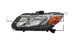 Tyc Left Side Halogen Headlight For Honda Civic (non Hybrid) 2012 Models. Fixed Price $120.72.