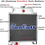Row Radiator For John Deere JD300 JD301 820 920 1020 1120 AT20797 Tractor. Fixed Price $239.00.
