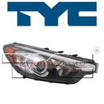 Tyc Right Headlight Assembly 2014-2016 Kia Forte Electrical Lighting Ab. Fixed Price $232.09.