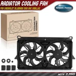 Dual Radiator Fan Assemby For Chevy Escalade Esv Ext Silverado 1500 Gmc Cadillac. Fixed Price $147.99.