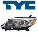 Tyc Left Headlight Assembly For 2015-2020 Toyota Sienna Electrical Lighting Wt. Fixed Price $315.85.