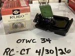 RU60 Blower Motor Resistor Standard Products Nib Nos. Fixed Price $22.00.