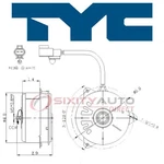 Tyc Left Engine Cooling Fan Motor For 2000-2003 Toyota Solara 3.0L V6 Belts Rh. Fixed Price $64.74.