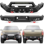 Front /rear Bumper For 2007-2013 Chevy Silverado 1500 W/winch Plate &sensor Hole. Fixed Price $395.76.
