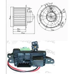 KIT-201009-64 Gpd Blower Motor For Chevy Gmc K2500 Truck C3500HD Chevrolet K3500. Fixed Price $88.31.