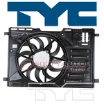 Tyc Dual Radiator & Condenser Fan Assembly 2017-2019 Ford Escape 2.5L L4 Dk. Fixed Price $265.42.