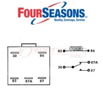 Four Seasons Hvac Blower Motor Relay For 1995-2001 Chevrolet C1500 Heating Zq. Fixed Price $18.43.