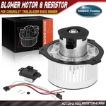 Front Hvac Blower Motor & Resistor Kit For Chevy Trailblazer Buick Rainier Gmc. Fixed Price $65.49.